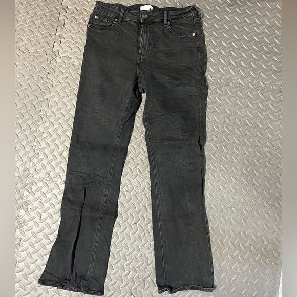 H&M High Rise Skinny Jeans with Slit at Hem Size 14 - Picture 3 of 9